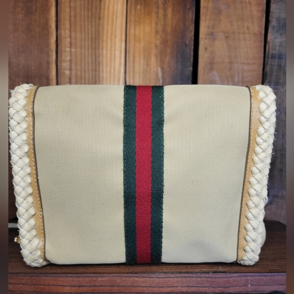 Gucci Sherry line bag braided louis vuitton fringe revamped upcycled - Picture 13 of 15